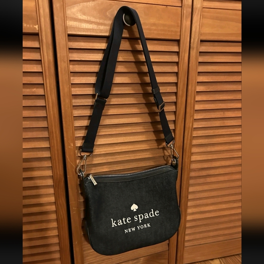 Nwot Kate Spade Denim Rosie Crossbody Shoulder - Picture 2 of 9